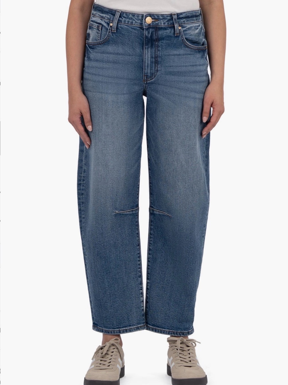 Ashley High Waist Slouchy Barrel Leg Jeans